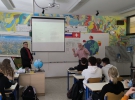 Predavanje veteranov Vlada Lipovec in Andreja Lampreta o vojni ’91 v OŠ Bovec